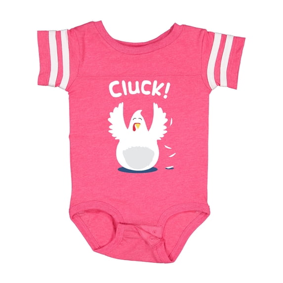 Inktastic Chicken Barnyard Farm Cluck Boys or Girls Baby Bodysuit
