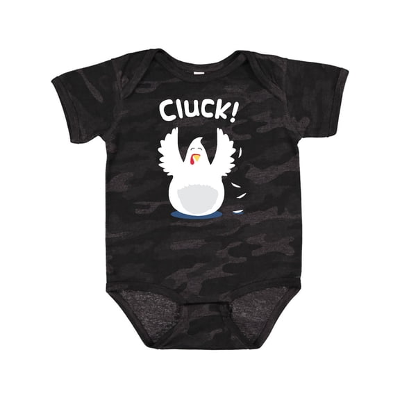 Inktastic Chicken Barnyard Farm Cluck Boys or Girls Baby Bodysuit