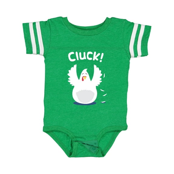 Inktastic Chicken Barnyard Farm Cluck Boys or Girls Baby Bodysuit