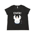 thumbnail image 1 of Inktastic Chicken Barnyard Farm Cluck Women's Plus Size T-Shirt, 1 of 5