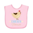 thumbnail image 1 of Inktastic Chicken Farmer Boys or Girls Baby Bib, 1 of 4