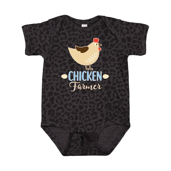 Inktastic Chicken Farmer Boys or Girls Baby Bodysuit