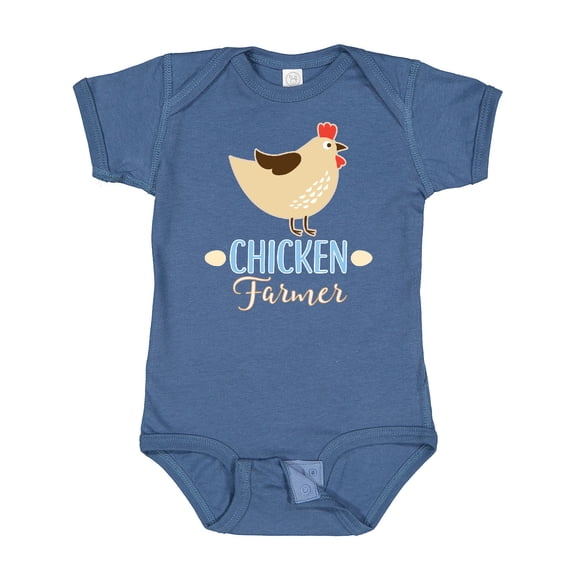Inktastic Chicken Farmer Boys or Girls Baby Bodysuit