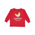 thumbnail image 1 of Inktastic Chicken Farmer Boys or Girls Long Sleeve Toddler T-Shirt, 1 of 5