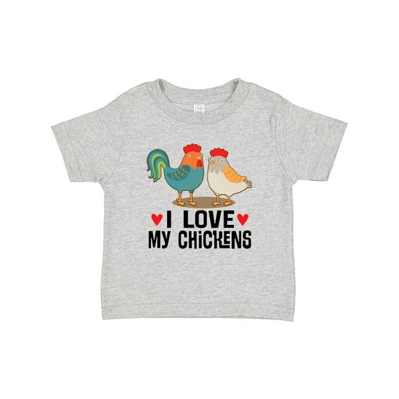 Inktastic Chicken Farmer I Love My Chickens Boys or Girls Baby T-Shirt