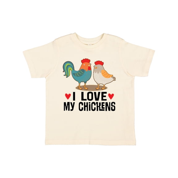 Inktastic Chicken Farmer I Love My Chickens Boys or Girls Toddler T-Shirt