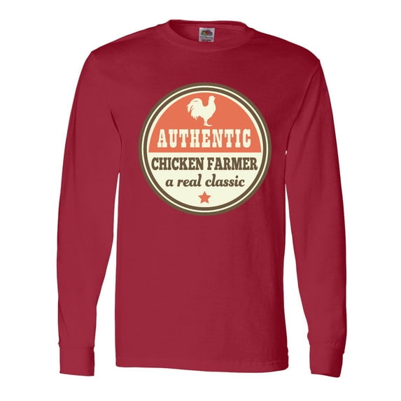 Inktastic Chicken Farmer Long Sleeve T-Shirt