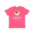 thumbnail image 1 of Inktastic Chicken Farmer Youth T-Shirt, 1 of 5