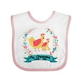 thumbnail image 1 of Inktastic Chicken Farming My Chickens Love Me Girls Baby Bib, 1 of 4