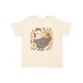 thumbnail image 1 of Inktastic Chicken Flowered Cottagecore Girls Toddler T-Shirt, 1 of 5