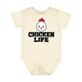 thumbnail image 1 of Inktastic Chicken Life Boys or Girls Baby Bodysuit, 1 of 5
