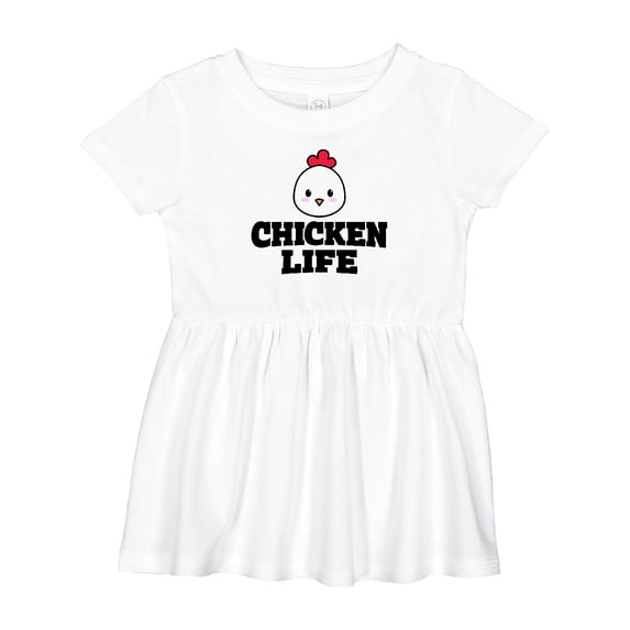 Inktastic Chicken Life Girls Baby Dress