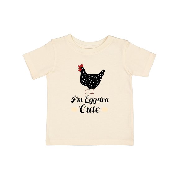Inktastic Chicken Lover Eggstra Cute Girls Baby T-Shirt