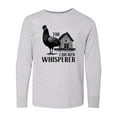 thumbnail image 1 of Inktastic Chicken Whisperer Long Sleeve Youth T-Shirt, 1 of 5