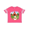 thumbnail image 1 of Inktastic Chicken on a Farm Boys or Girls Toddler T-Shirt, 1 of 5