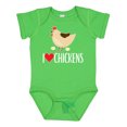 thumbnail image 1 of Inktastic Chickens Cute Farm Animal Boys or Girls Baby Bodysuit, 1 of 5
