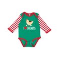 thumbnail image 1 of Inktastic Chickens Cute Farm Animal Boys or Girls Long Sleeve Baby Bodysuit, 1 of 5