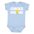thumbnail image 1 of Inktastic Chicks Dig Me Boys Baby Bodysuit, 1 of 5
