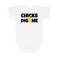 thumbnail image 1 of Inktastic Chicks Dig Me Boys Baby Bodysuit, 1 of 5