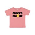 thumbnail image 1 of Inktastic Chicks Dig Me Boys Baby T-Shirt, 1 of 5