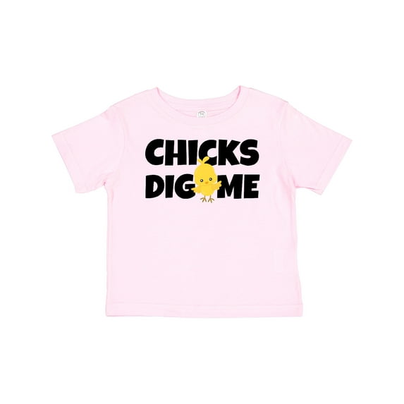 Inktastic Chicks Dig Me Boys Baby T-Shirt