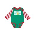 thumbnail image 1 of Inktastic Chicks Dig Me Boys Long Sleeve Baby Bodysuit, 1 of 5
