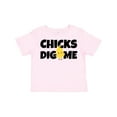 thumbnail image 1 of Inktastic Chicks Dig Me Boys Toddler T-Shirt, 1 of 5