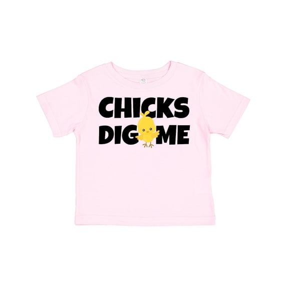 Inktastic Chicks Dig Me Boys Toddler T-Shirt