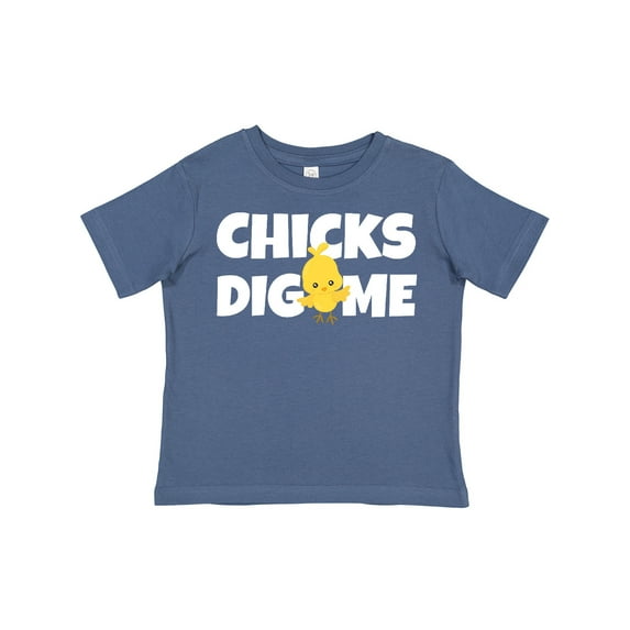 Inktastic Chicks Dig Me Boys Toddler T-Shirt