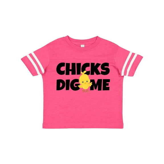 Inktastic Chicks Dig Me Boys Toddler T-Shirt
