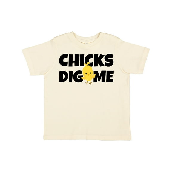 Inktastic Chicks Dig Me Boys Toddler T-Shirt