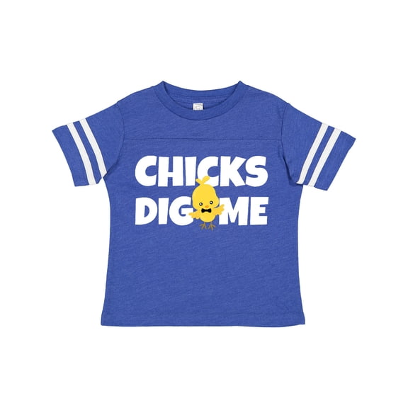 Inktastic Chicks Dig Me with Bow Tie Boys Toddler T-Shirt