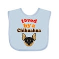 thumbnail image 1 of Inktastic Chihuahua Dog Gift Idea Boys or Girls Baby Bib, 1 of 4