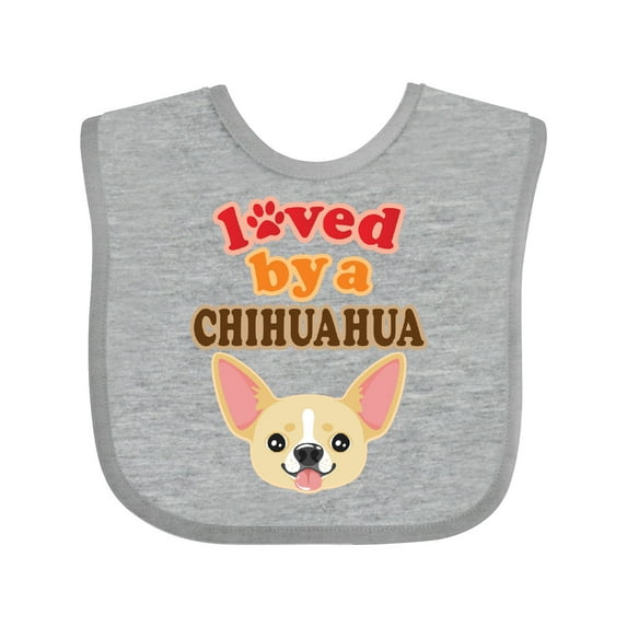 Inktastic Chihuahua Dog Lover Boys or Girls Baby Bib
