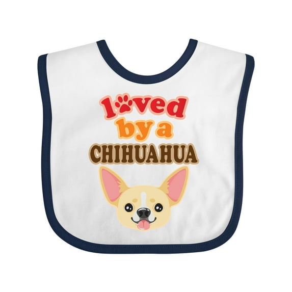 Inktastic Chihuahua Dog Lover Boys or Girls Baby Bib
