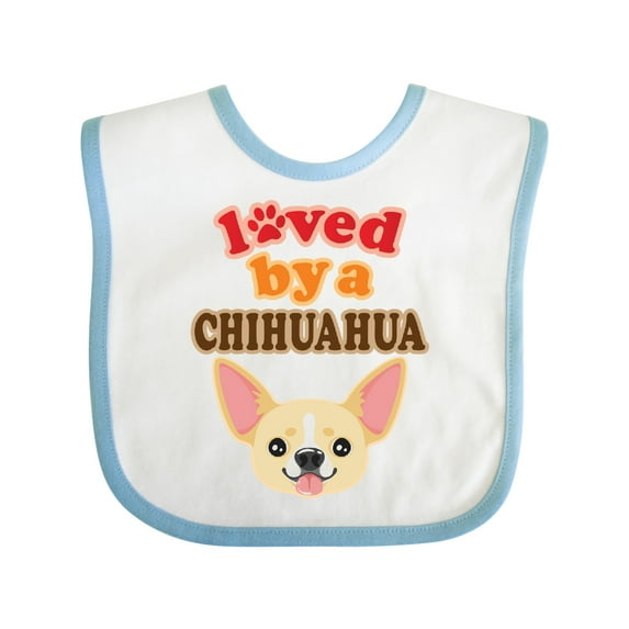 Inktastic Chihuahua Dog Lover Boys or Girls Baby Bib
