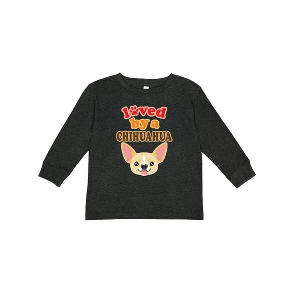 Inktastic Chihuahua Dog Lover Gift Boys or Girls Long Sleeve Toddler T-Shirt