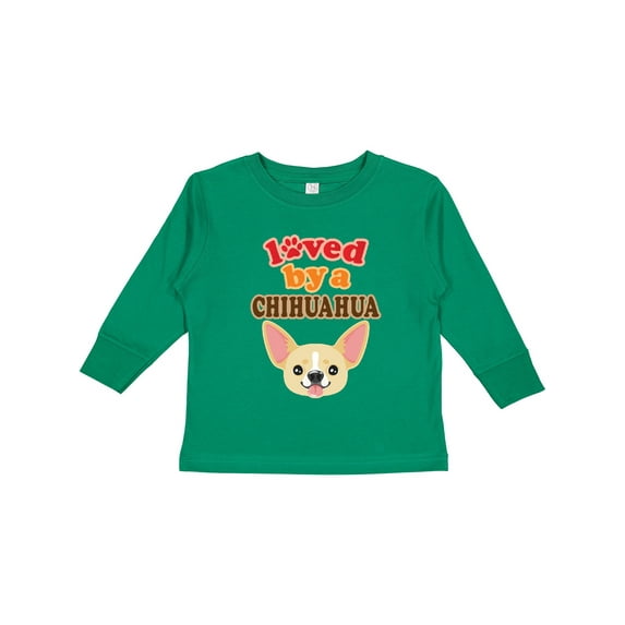 Inktastic Chihuahua Dog Lover Gift Boys or Girls Long Sleeve Toddler T-Shirt