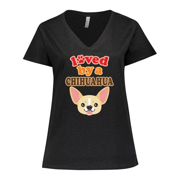 Inktastic Chihuahua Dog Lover Gift Women's Plus Size V-Neck T-Shirt
