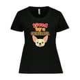 thumbnail image 1 of Inktastic Chihuahua Dog Lover Women's Plus Size T-Shirt, 1 of 5