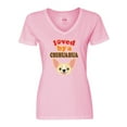 thumbnail image 1 of Inktastic Chihuahua Dog Lover Women's V-Neck T-Shirt, 1 of 5