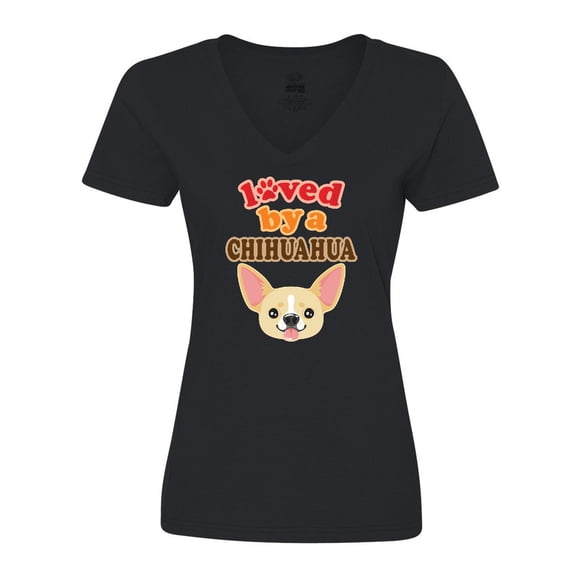 Inktastic Chihuahua Dog Lover Women's V-Neck T-Shirt