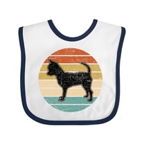 Inktastic Chihuahua Dog Retro Sunset Boys or Girls Baby Bib