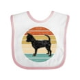 thumbnail image 1 of Inktastic Chihuahua Dog Retro Sunset Boys or Girls Baby Bib, 1 of 4