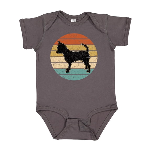 Inktastic Chihuahua Dog Retro Sunset Boys or Girls Baby Bodysuit