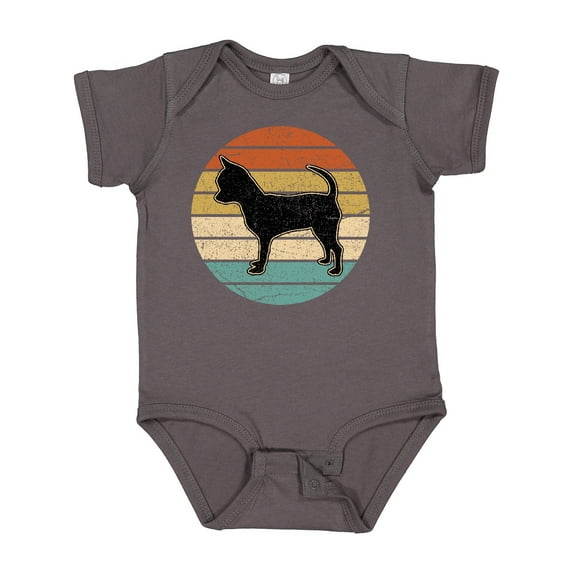 Inktastic Chihuahua Dog Retro Sunset Boys or Girls Baby Bodysuit