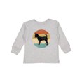 thumbnail image 1 of Inktastic Chihuahua Dog Retro Sunset Boys or Girls Long Sleeve Toddler T-Shirt, 1 of 5