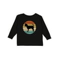 thumbnail image 1 of Inktastic Chihuahua Dog Retro Sunset Boys or Girls Long Sleeve Toddler T-Shirt, 1 of 5
