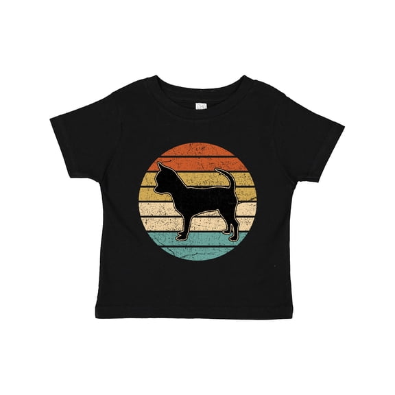 Inktastic Chihuahua Dog Retro Sunset Boys or Girls Toddler T-Shirt