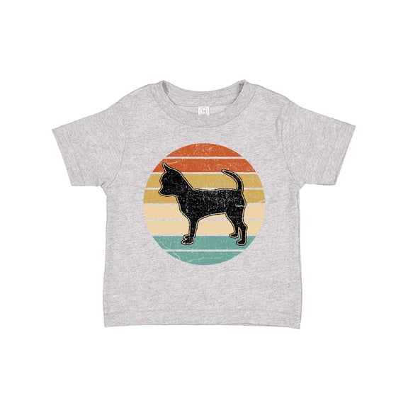 Inktastic Chihuahua Dog Retro Sunset Boys or Girls Toddler T-Shirt